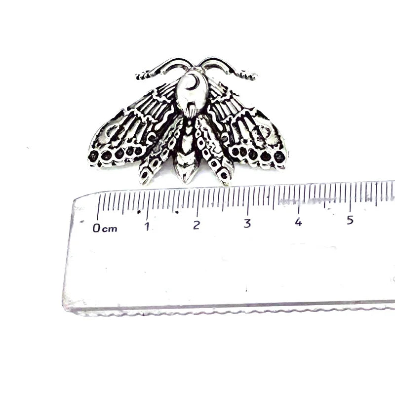 hzew 5 pcs new accessories Animal moth skull head moth pendant for women man Accessories