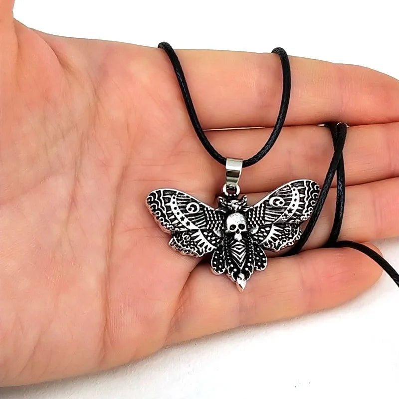 hzew 5 pcs new accessories Animal moth skull head moth pendant for women man Accessories