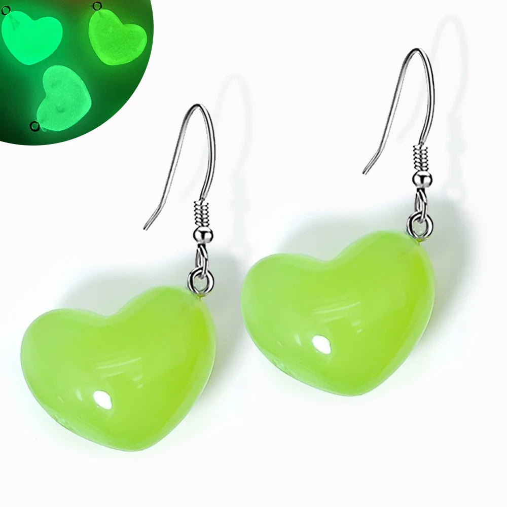 Ghost in Bottle Earrings Glow in the Dark Ghost Dangle Earrings Luminous Halloween Jewelry for Women and Girl