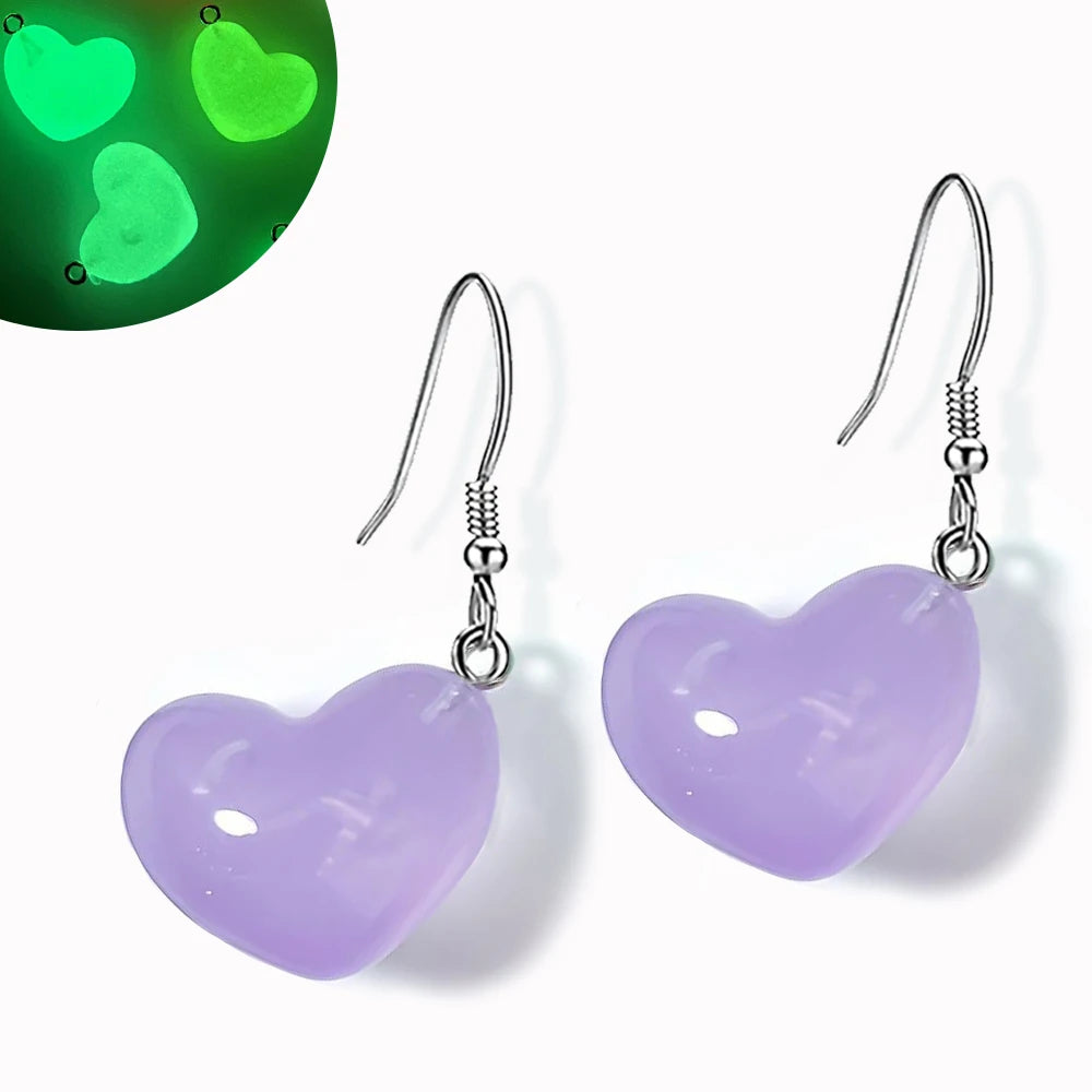 Ghost in Bottle Earrings Glow in the Dark Ghost Dangle Earrings Luminous Halloween Jewelry for Women and Girl