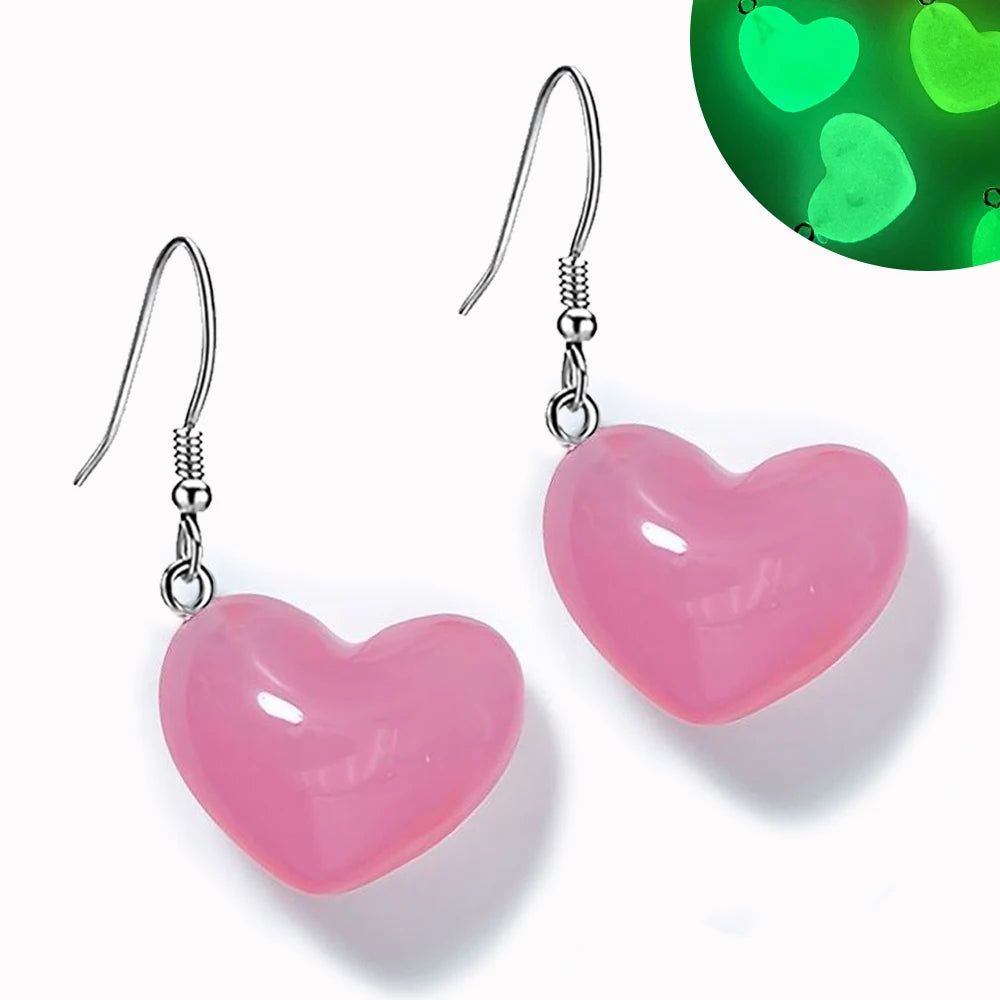 Ghost in Bottle Earrings Glow in the Dark Ghost Dangle Earrings Luminous Halloween Jewelry for Women and Girl