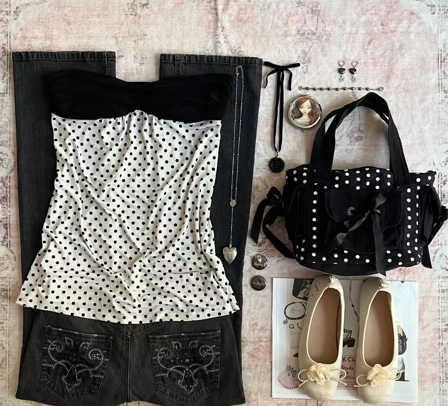 Punk Vintage 2000s Streetwear T shirts Women Clothes Gothic Slim Skulls Print Femme Tshirt Short sleeve Kpop Aesthetic Crop Tops