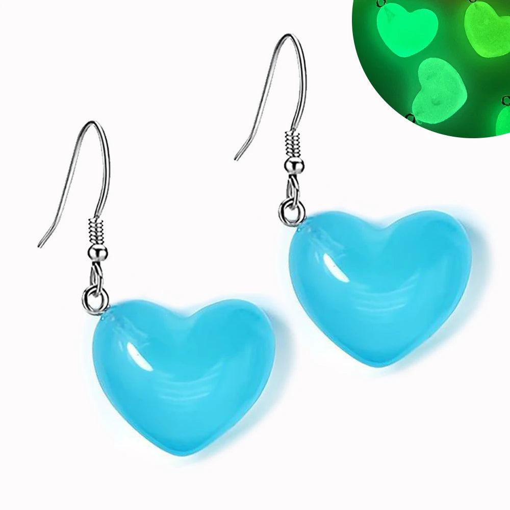 Ghost in Bottle Earrings Glow in the Dark Ghost Dangle Earrings Luminous Halloween Jewelry for Women and Girl