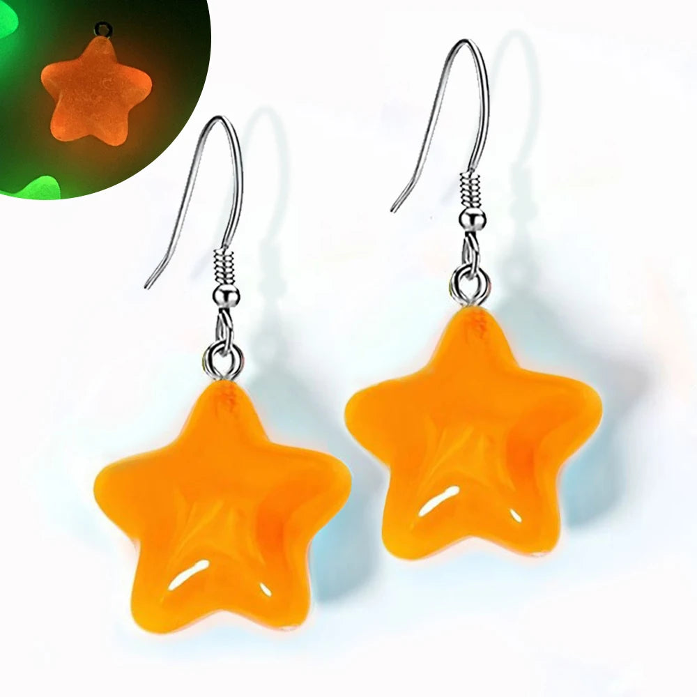 Ghost in Bottle Earrings Glow in the Dark Ghost Dangle Earrings Luminous Halloween Jewelry for Women and Girl