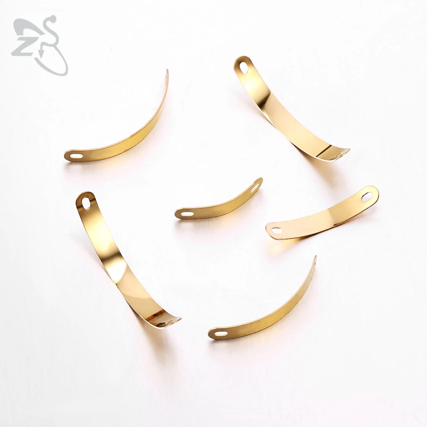 ZS 1 Set 24/30/35/40/45/50MM Stainelss Steel Nose Piercing For Men Women Punk Adjustable Nostril Bridge Piercings Body Jewelry