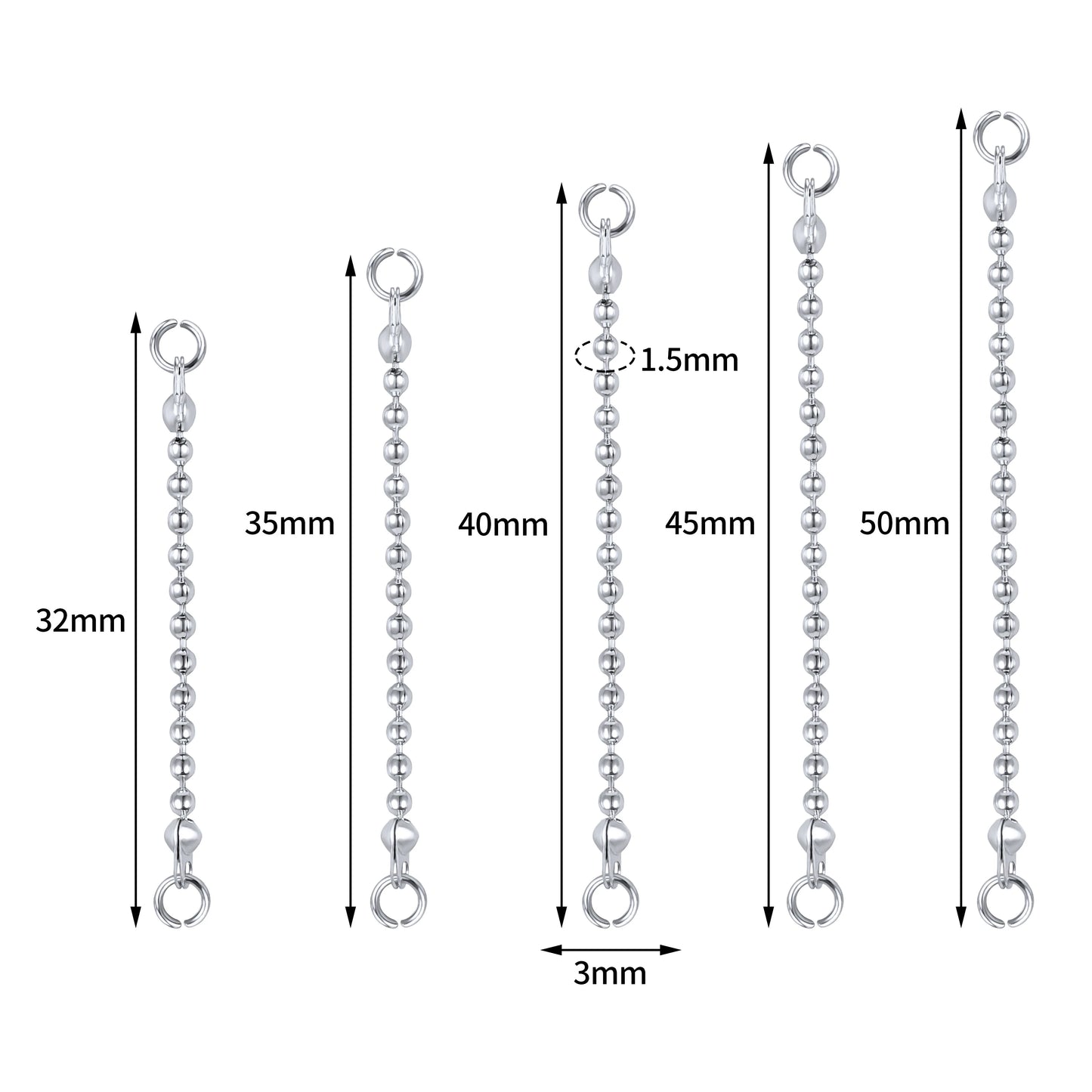 AOEDEJ 1PC Gold Color Nose Chain Jewelry Stainless Steel Industrial Piercing Chain Nostril Chain Women Body Piercing Jewelry