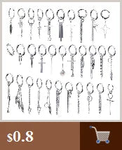 2021 Punk Stainless Surgical Steel Women Men's Stud Earrings Small Gothic Geometry Skeleton Rock Zircon Hip Hop Jewelry Earrings