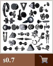 2021 Punk Stainless Surgical Steel Women Men's Stud Earrings Small Gothic Geometry Skeleton Rock Zircon Hip Hop Jewelry Earrings