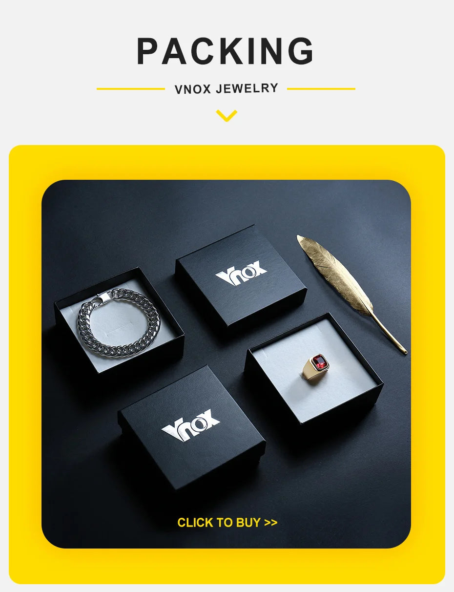 Vnox Viking Rune Necklaces for Men, Vertical 3D Mobius Bar Pendant, Protection Almut Jewelry Collar