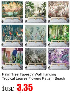 Tarot Tapestry Wall Hanging Witchcraft Divination Bed Sheet Beach Mat Bohemian Hippie TAPIZ Wall Home Decor