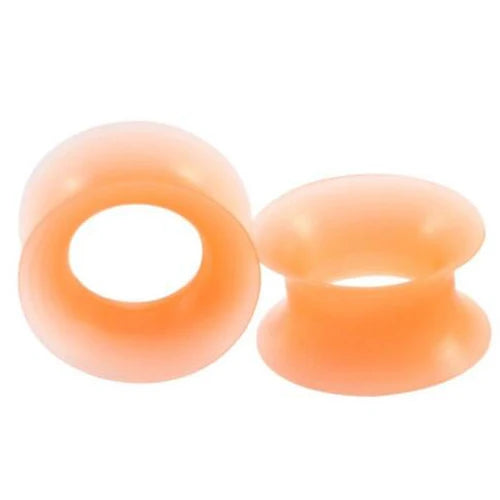 2Pcs Silicone Ear Plugs and Tunnels Ear Piercings Earlets Screwed Earring Expander Ear Gauges Body Jewelry Piercings