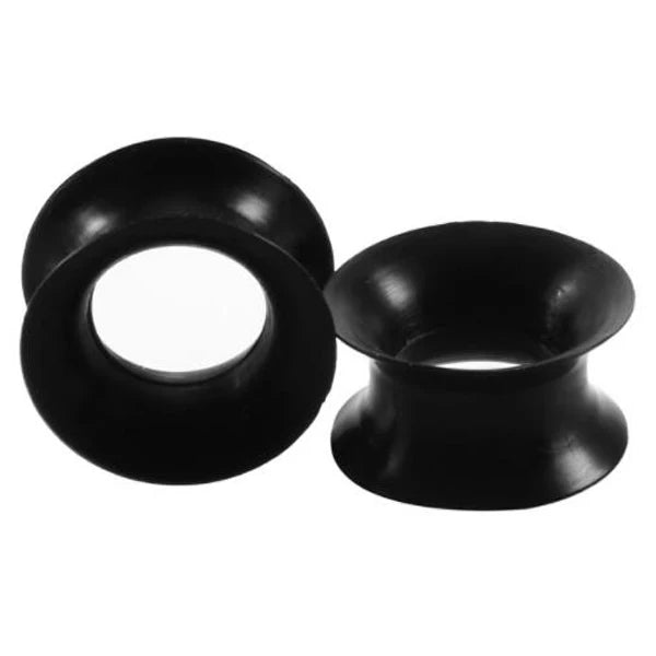 2Pcs Silicone Ear Plugs and Tunnels Ear Piercings Earlets Screwed Earring Expander Ear Gauges Body Jewelry Piercings