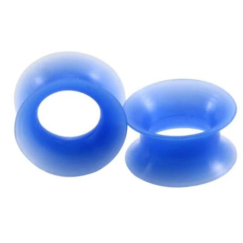 2Pcs Silicone Ear Plugs and Tunnels Ear Piercings Earlets Screwed Earring Expander Ear Gauges Body Jewelry Piercings
