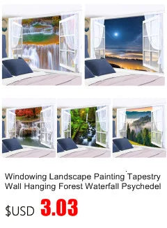 Tarot Tapestry Wall Hanging Witchcraft Divination Bed Sheet Beach Mat Bohemian Hippie TAPIZ Wall Home Decor
