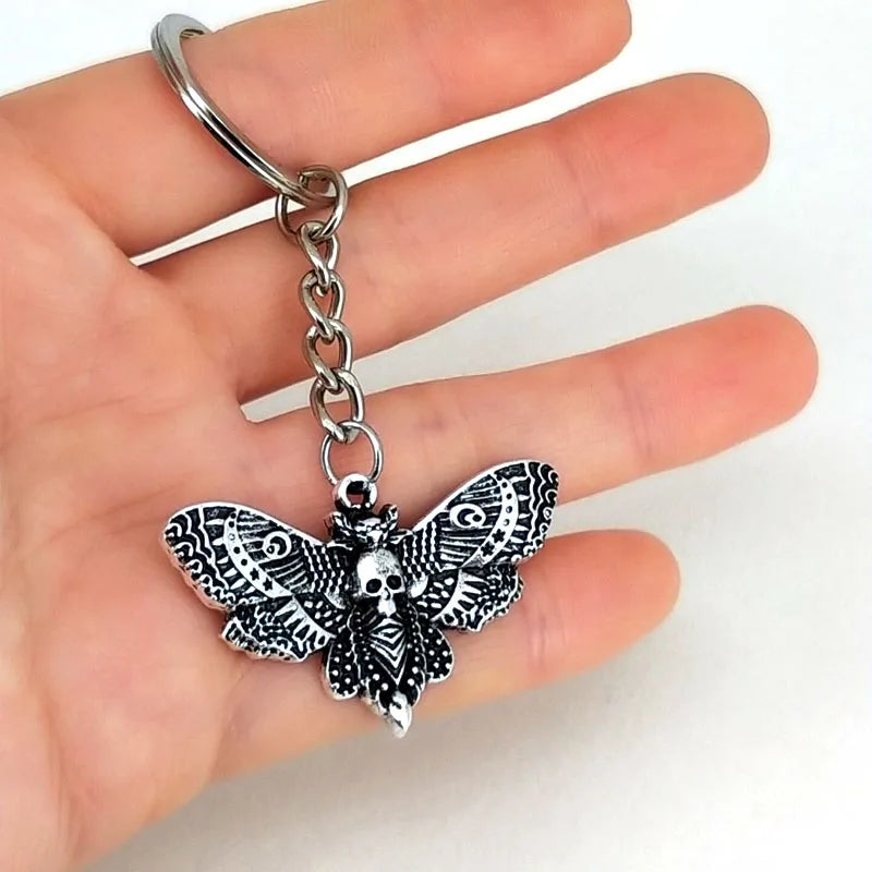 hzew 5 pcs new accessories Animal moth skull head moth pendant for women man Accessories