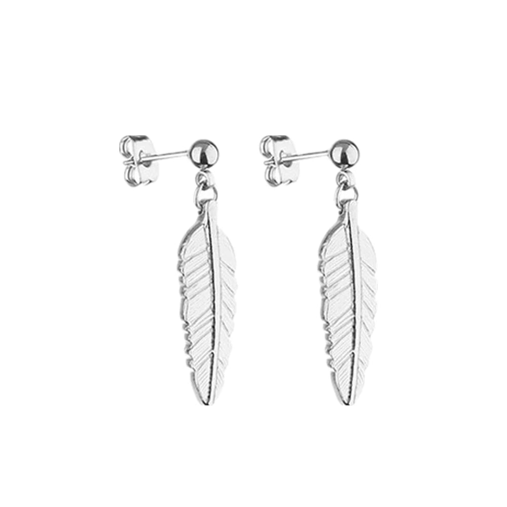 2021 Punk Stainless Surgical Steel Women Men's Stud Earrings Small Gothic Geometry Skeleton Rock Zircon Hip Hop Jewelry Earrings