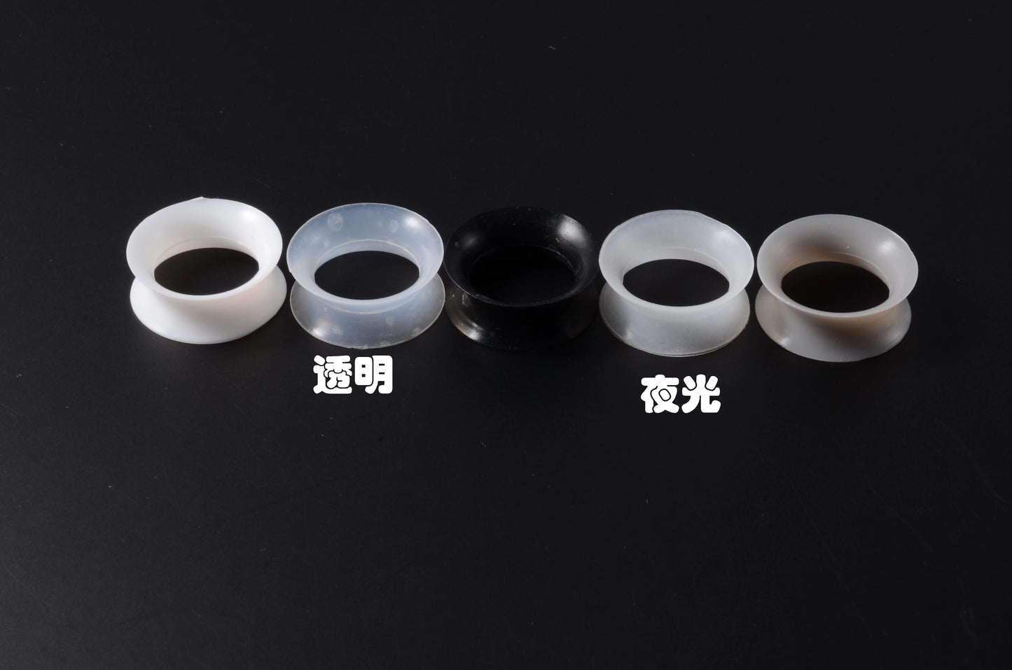 2Pcs Silicone Ear Plugs and Tunnels Ear Piercings Earlets Screwed Earring Expander Ear Gauges Body Jewelry Piercings