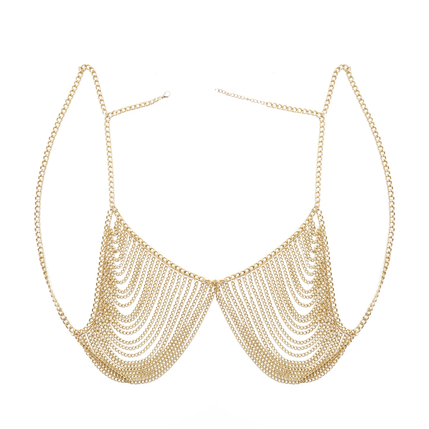Sexy Chest Bra Chain Body Jewelry Women Metal Chain Multi Layer Body chain Jewelry Beach Accessories
