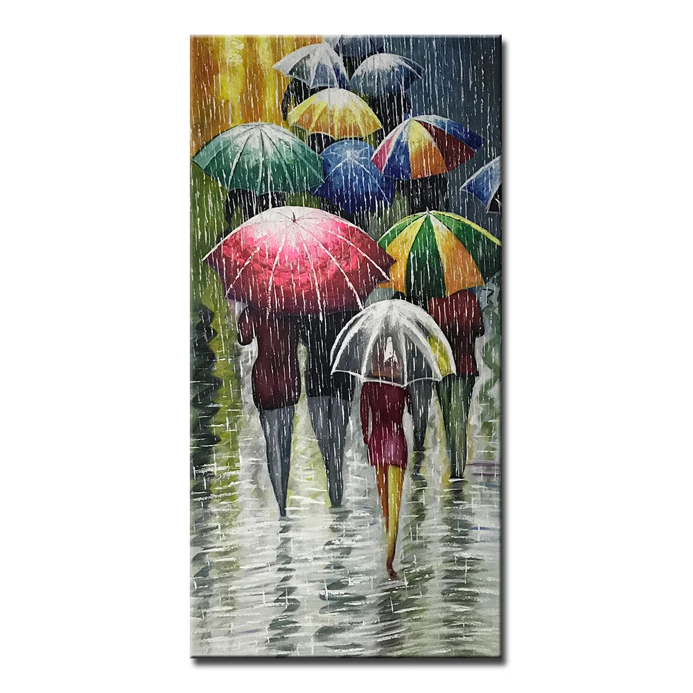 Arthyx Large Handpainted Abstract Naked Woman Oil Paintings on Canvas Wall Art Picture Modern Posters For Living Room Home Decor