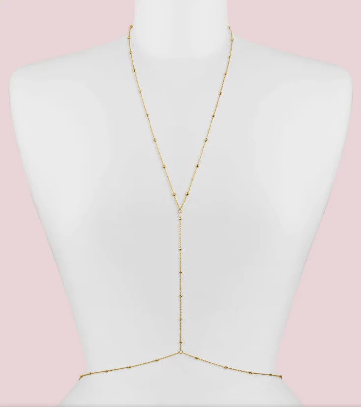 Sexy Lingerie Women Body Chain Simple Metal Scallop Pendant Transparent Waist Chain For Women Festival Outfit Jewelry