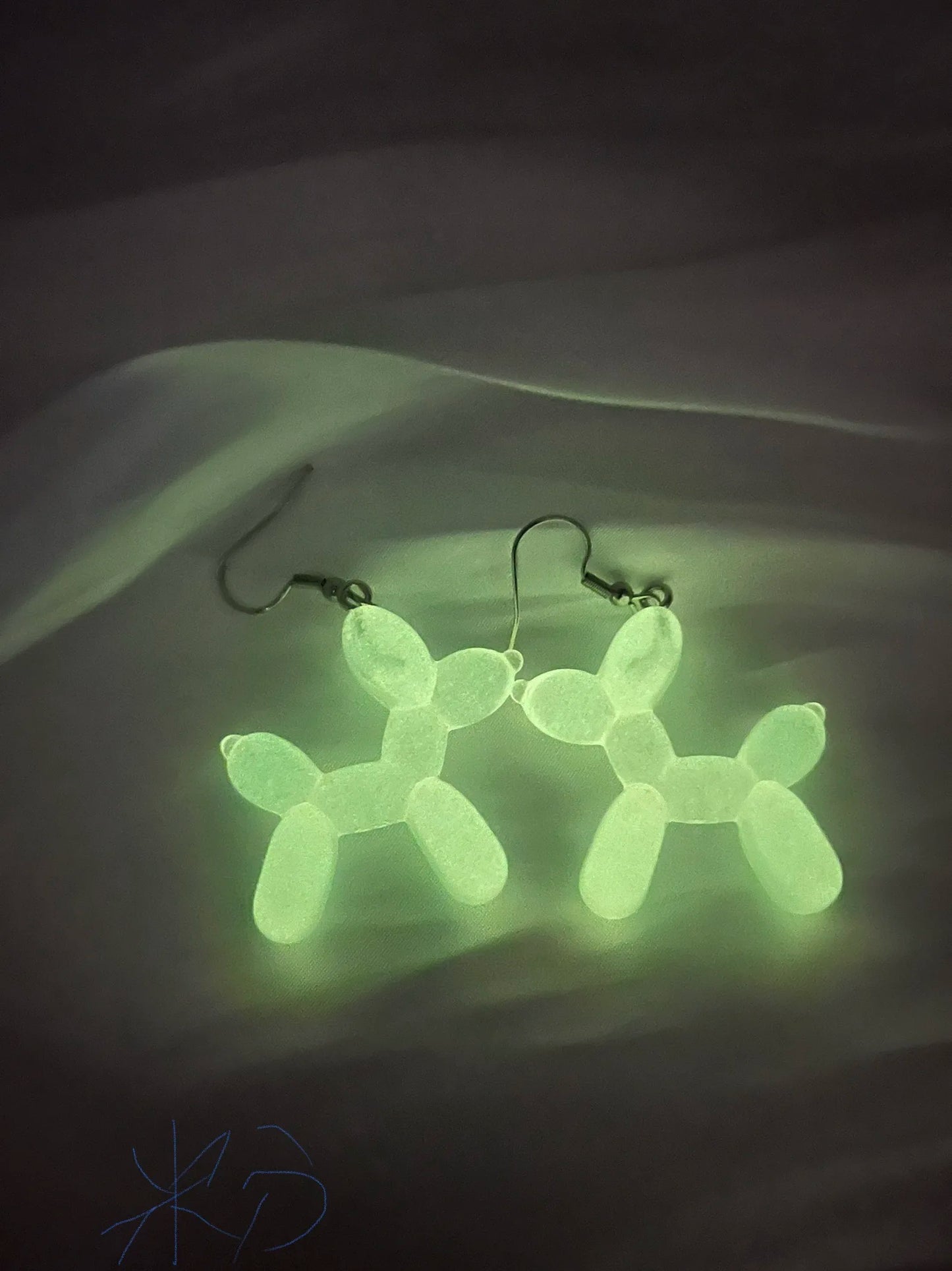 Ghost in Bottle Earrings Glow in the Dark Ghost Dangle Earrings Luminous Halloween Jewelry for Women and Girl