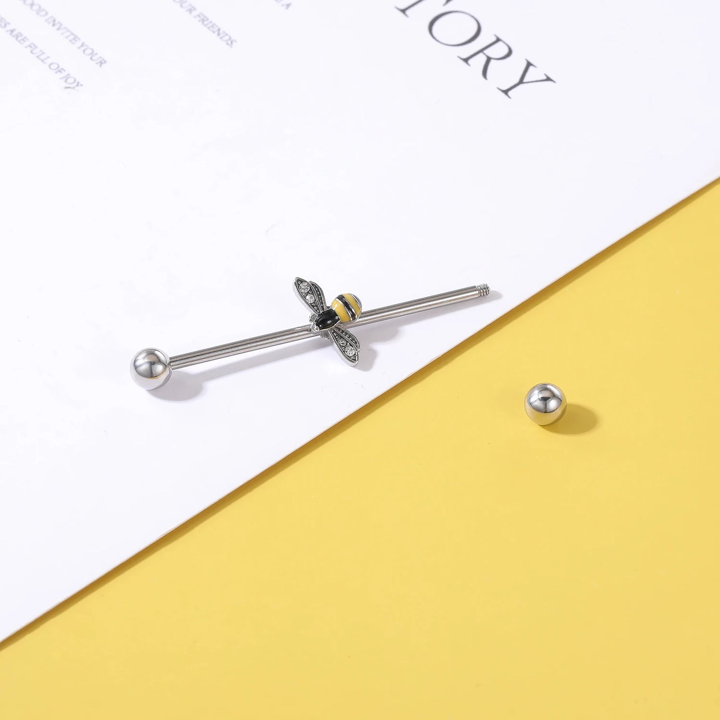 AOEDEJ Industrial Piercing Earring Women Stainless Steel Helix Ear Piercing Dragon Snake Long Earring Jewelry Barbell Earring