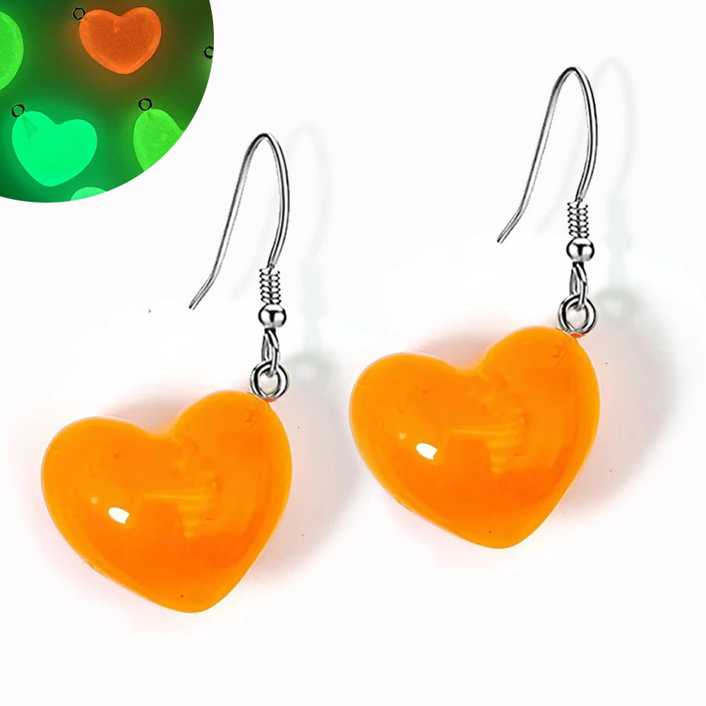 Ghost in Bottle Earrings Glow in the Dark Ghost Dangle Earrings Luminous Halloween Jewelry for Women and Girl