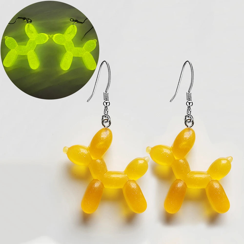 Ghost in Bottle Earrings Glow in the Dark Ghost Dangle Earrings Luminous Halloween Jewelry for Women and Girl