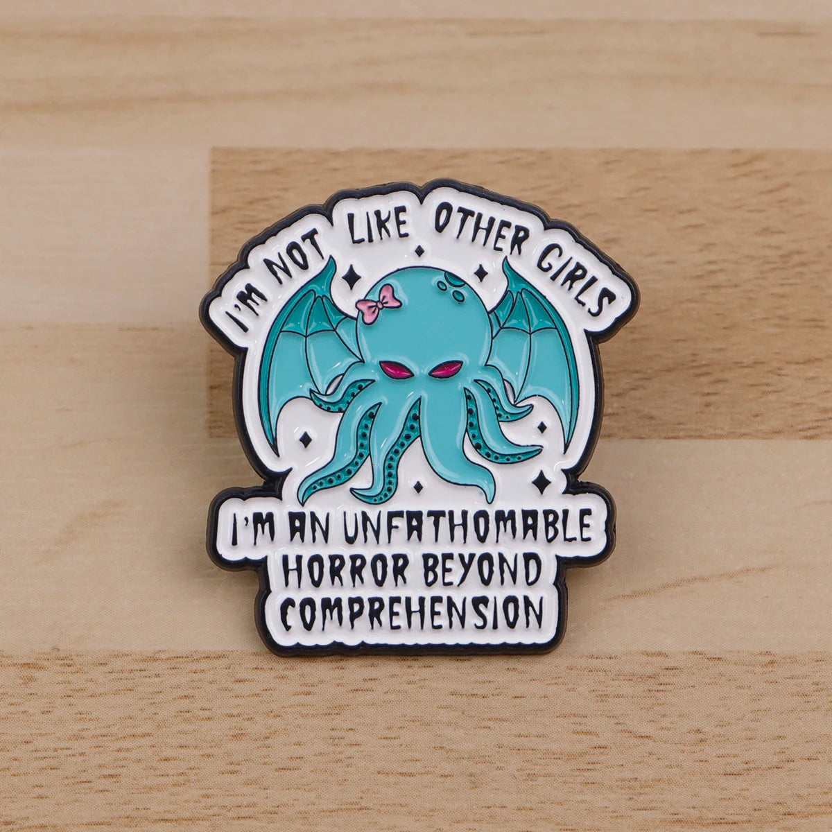Fairy Tales Enamel Pin Funny Octopus Brooch Pines Lapel Pins Badge on Backpack Clothing Accessories Gothic Jewelry Girls Gifts