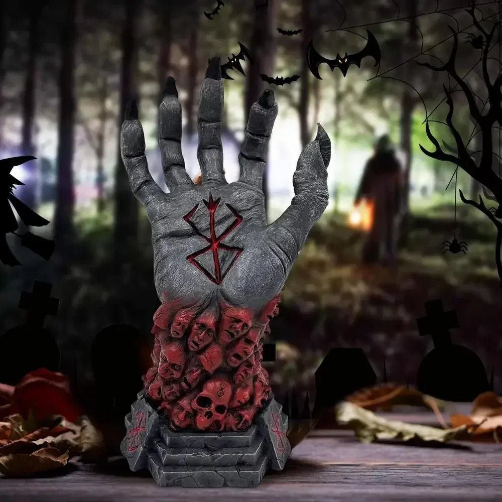 23cm Berserk Hand Of God Anime Figure Devil Hand Figurine Hand Of God Statue Collectible Model Doll Toys Gift Home Decor