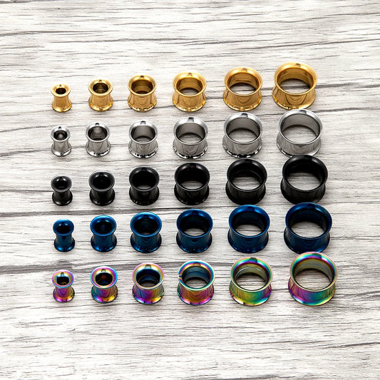 6-16mm Stainless Steel Ear Tunnels