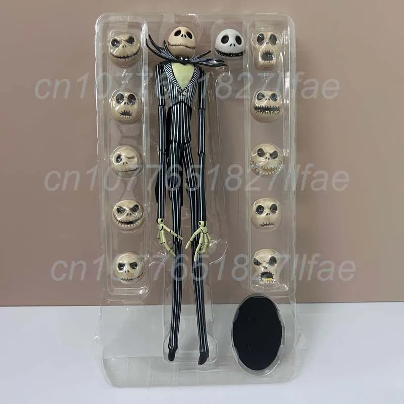The Nightmare Before Christmas Jack Skellington Action Figure 12 Face Jack Jack Chair Special Version Model Toys Christmas Gift