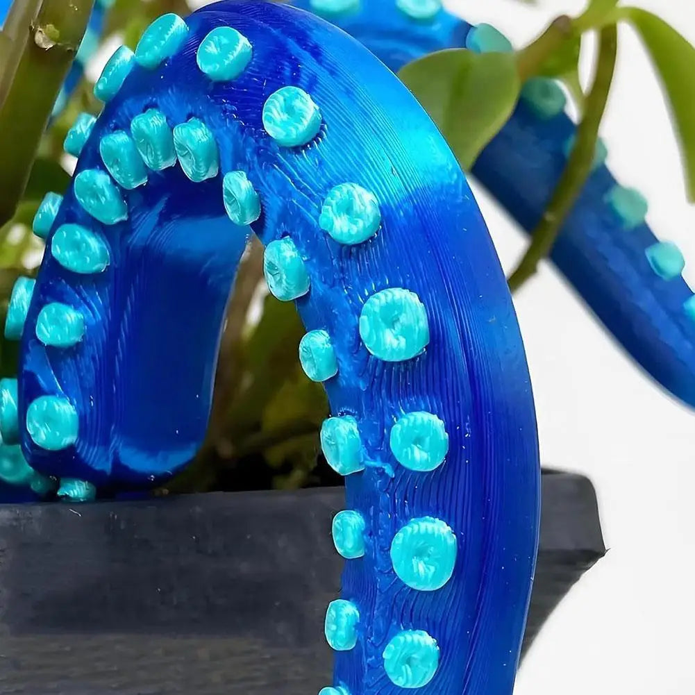 Sea Tentacle 7-piece Set Resin Decoration Tentacle Plant Post Decoration Octopus Plant Post Flowerpot Decoration