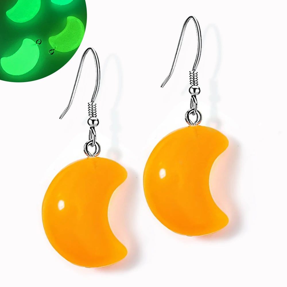Ghost in Bottle Earrings Glow in the Dark Ghost Dangle Earrings Luminous Halloween Jewelry for Women and Girl