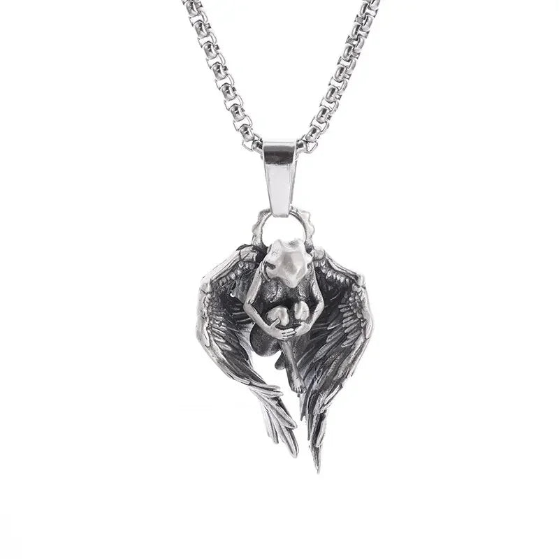 Fashionable and Sexy Female Baseball Player Statue Pendant Necklace Men and Women Hip-Hop Trend Jewelry Couple Gifts