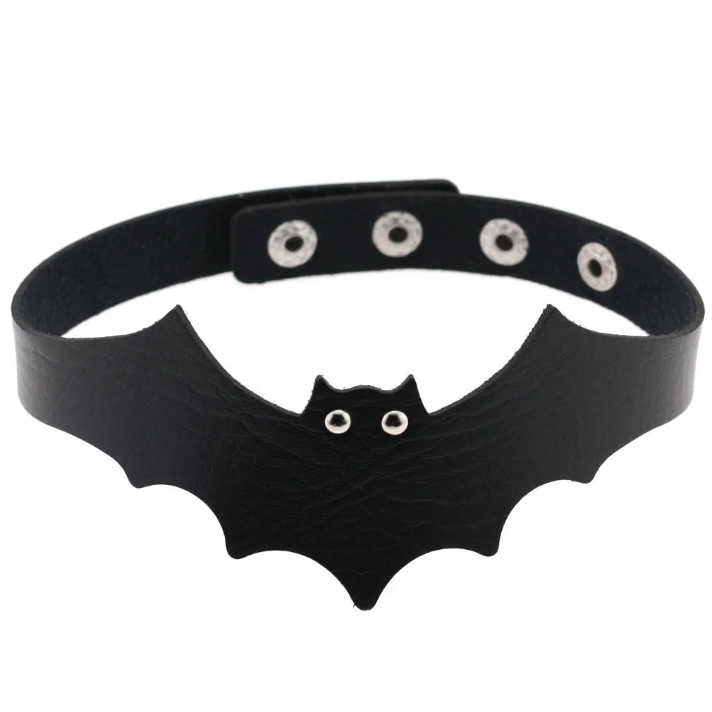 Leather Spiked Choker Punk Collar Women Men Rivets Studded Chocker Chunky Necklace Goth Jewelry Metal Gothic Emo Accessories