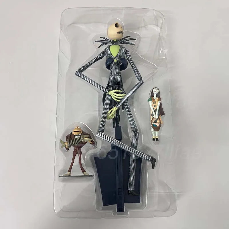 The Nightmare Before Christmas Jack Skellington Action Figure 12 Face Jack Jack Chair Special Version Model Toys Christmas Gift