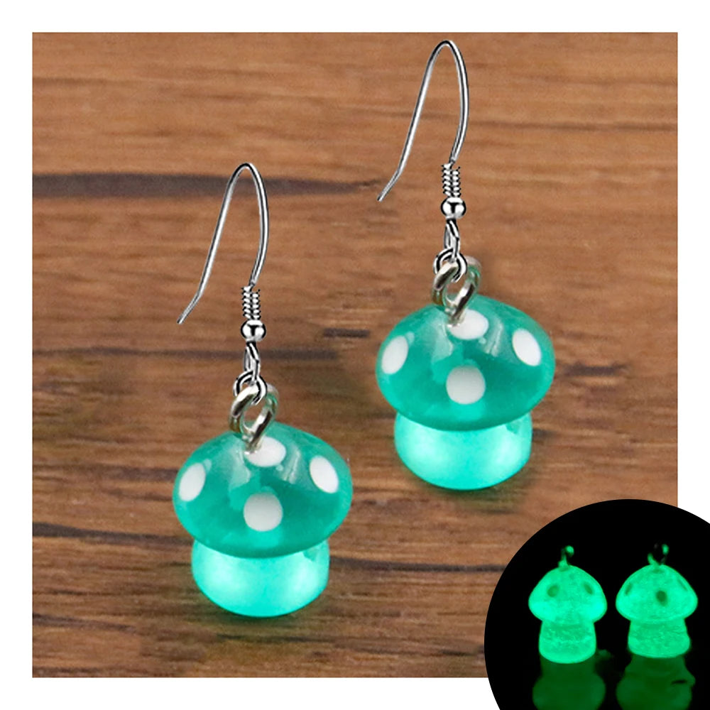 Ghost in Bottle Earrings Glow in the Dark Ghost Dangle Earrings Luminous Halloween Jewelry for Women and Girl