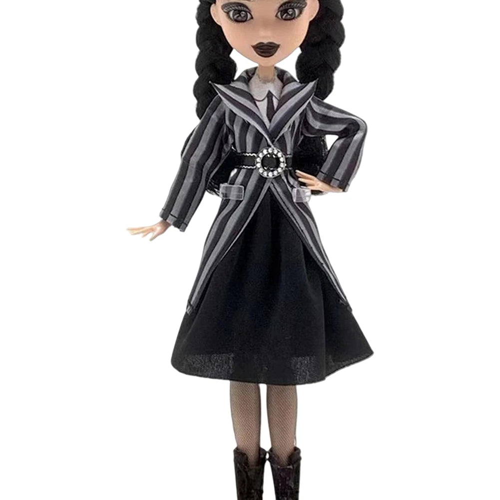 Wednesday Doll, Rave’N Wednesday Collectible in Black Gothic Gown Inspired by Dance Scene, Premium Accessories & Doll Stand