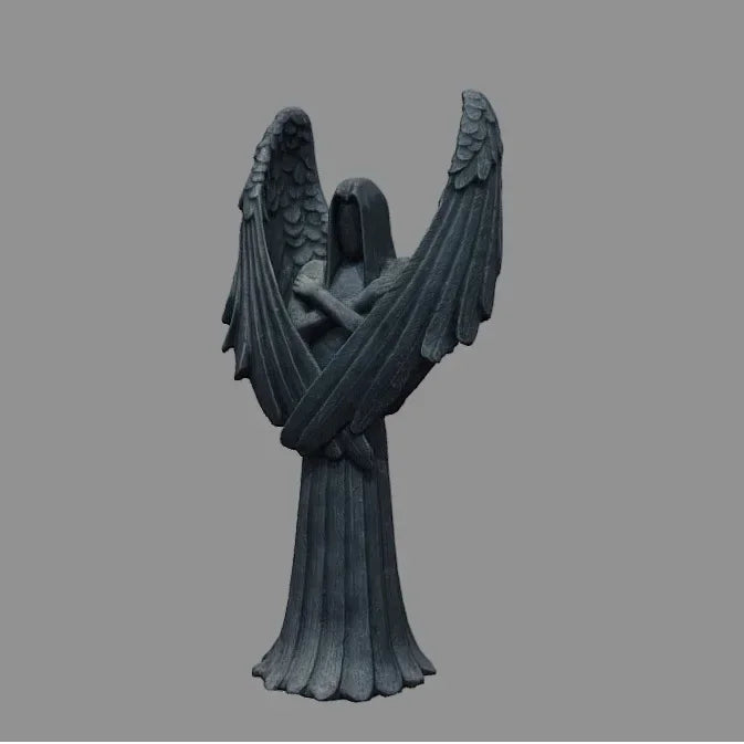 New Darkness Fallen Angel The Myth Of Cthulhu Statue Faceless Lucifer Sculpture Resin Crafts Home Simple Style Place Decorations
