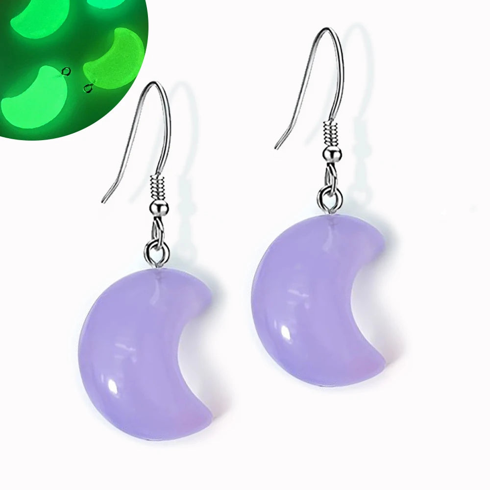 Ghost in Bottle Earrings Glow in the Dark Ghost Dangle Earrings Luminous Halloween Jewelry for Women and Girl