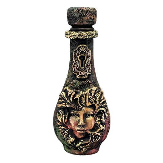 New Witch Bottle Celestial Decorative Moon Potion Jar Gothic Decorative Witchcraft Sculpture Home Decoration Ornament