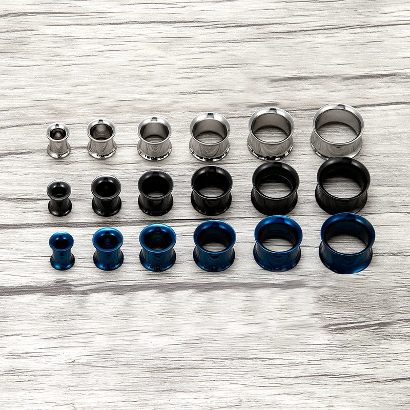 6-16mm Stainless Steel Ear Tunnels