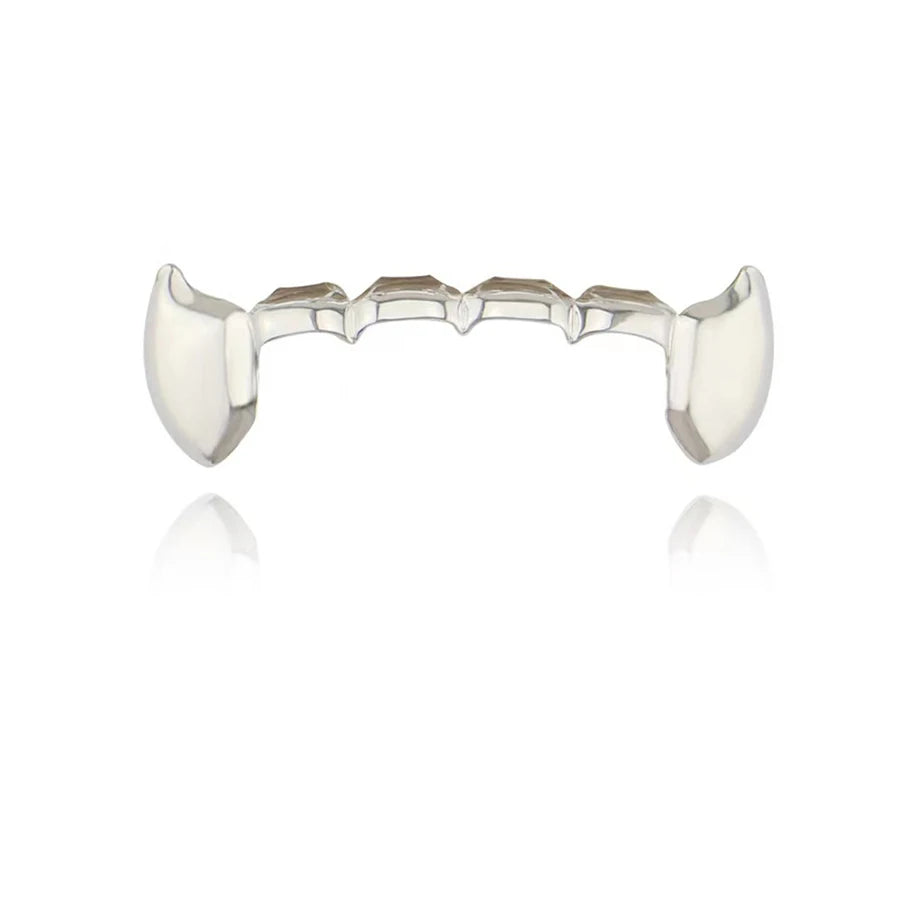 HipHop Classic Single Teeth Grillz Golden Tooth Caps Decor 14K Gold Plated Dental Grills Body Jewelry For Women Men