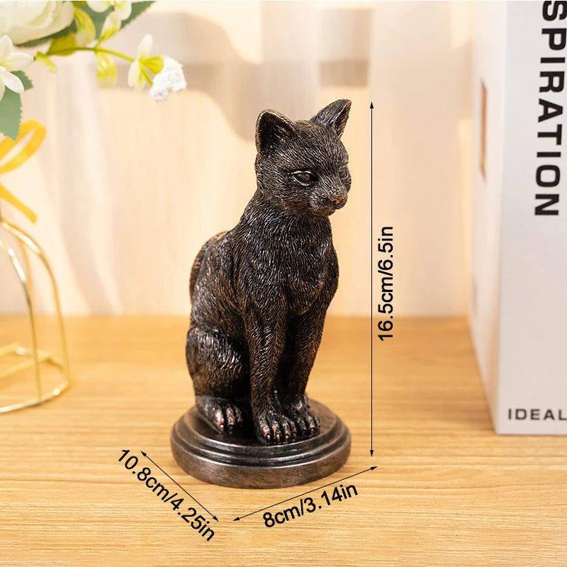 Retro Gothic Animal Candle Holder Black Bat Wolf Leopard Crow Cat Halloween Fun Atmosphere Home Decoration Accessories