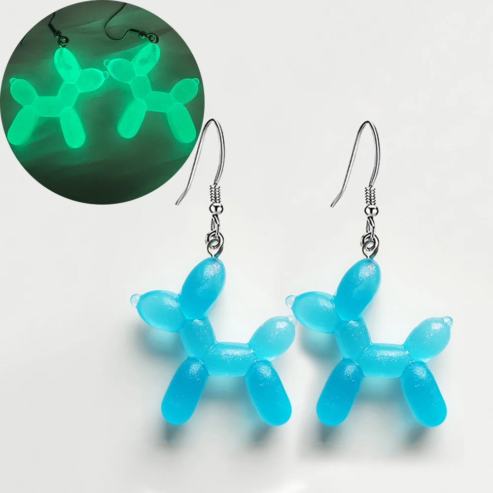 Ghost in Bottle Earrings Glow in the Dark Ghost Dangle Earrings Luminous Halloween Jewelry for Women and Girl