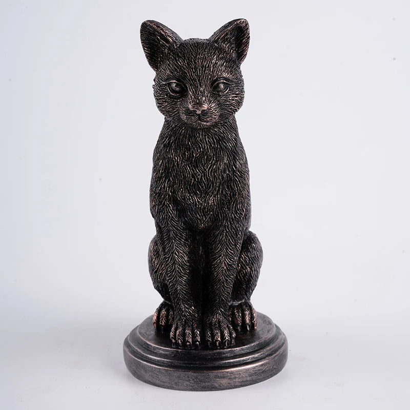 Retro Gothic Animal Candle Holder Black Bat Wolf Leopard Crow Cat Halloween Fun Atmosphere Home Decoration Accessories