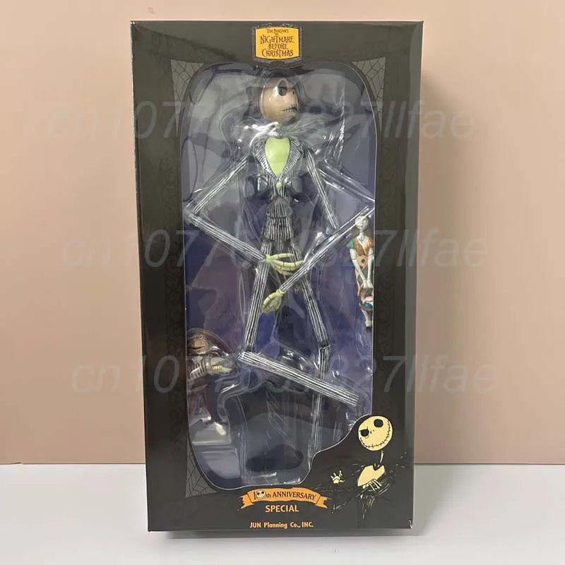 The Nightmare Before Christmas Jack Skellington Action Figure 12 Face Jack Jack Chair Special Version Model Toys Christmas Gift