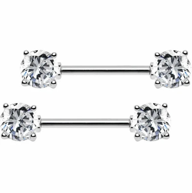 Stainless Steel Crown Nipple Piercing Set Heart Nipple Jewelry Bulk Crystal Nipple Ring Lot Piercing Pezon Body Jewelry Pack