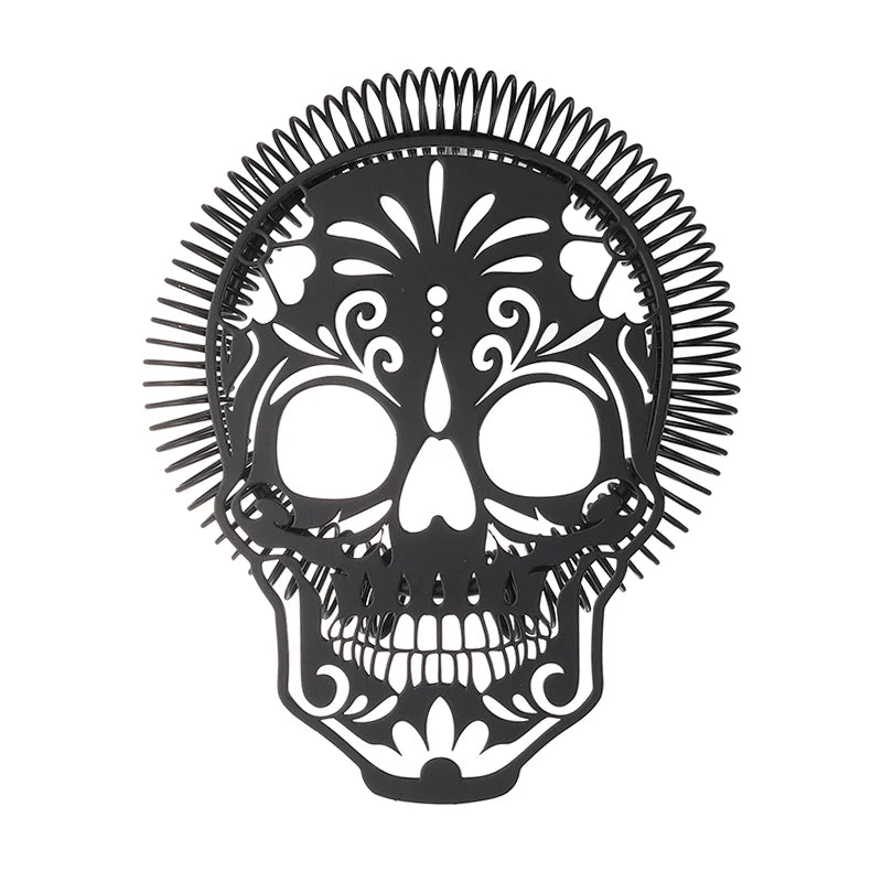 Cocktail Strainer Hawthorne Strainer with Skull Pattern Stainless Steel